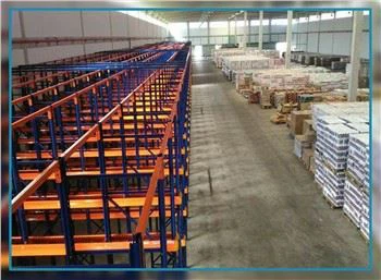 Suure tihedusega laohoidla-ajam kaubaaluste riiulisüsteemis